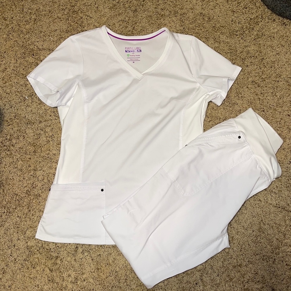 Purple Label Yoga Scrub Set